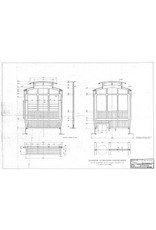 MBT 20.75.032 aanhangrijtuig Gooische Stoomtram AB 33-36 (Werkspoor 1910) en 43-46 (Allan, 1920)