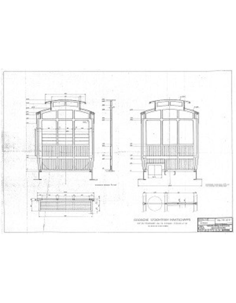 NVM 20.75.032 aanhangrijtuig Gooische Stoomtram AB 33-36 (Werkspoor 1910) en 43-46 (Allan, 1920)