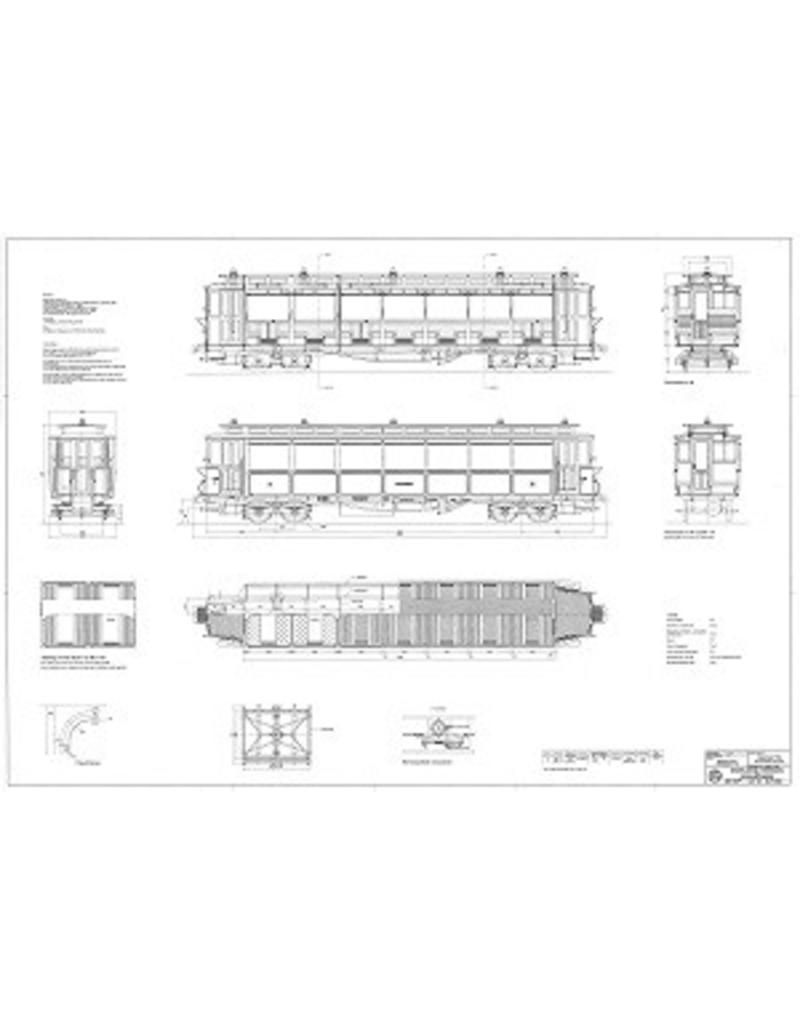 MBT 20.75.034 Staatsspoor-Straßenbahnwagen BC1-10, Originalausführung; für Spur 0