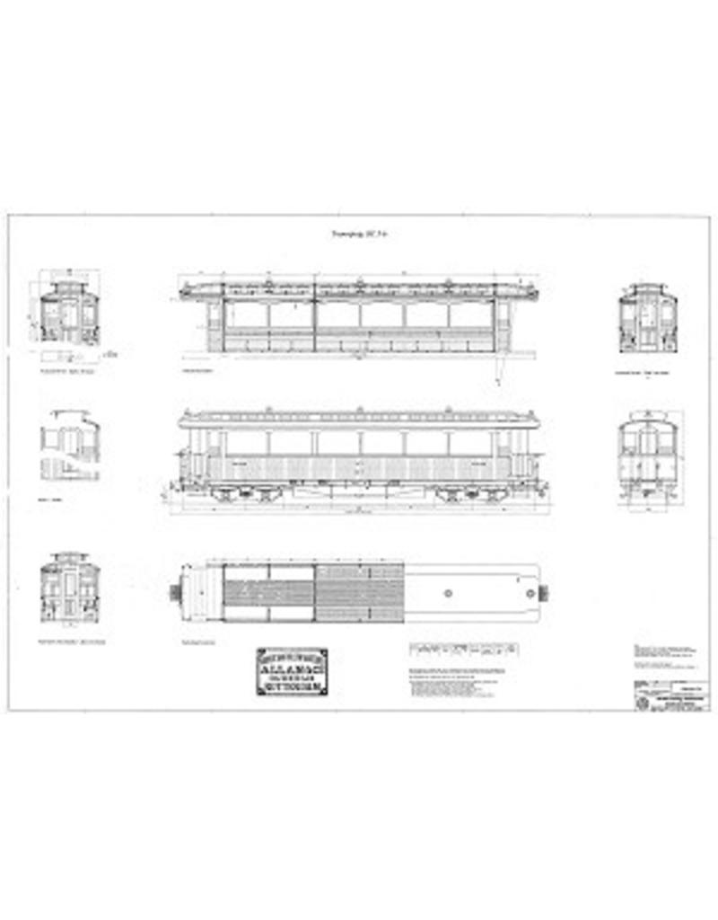 MBT 20.75.038 tram carriage NCS BC 5-6; Zuiderzeetramweg