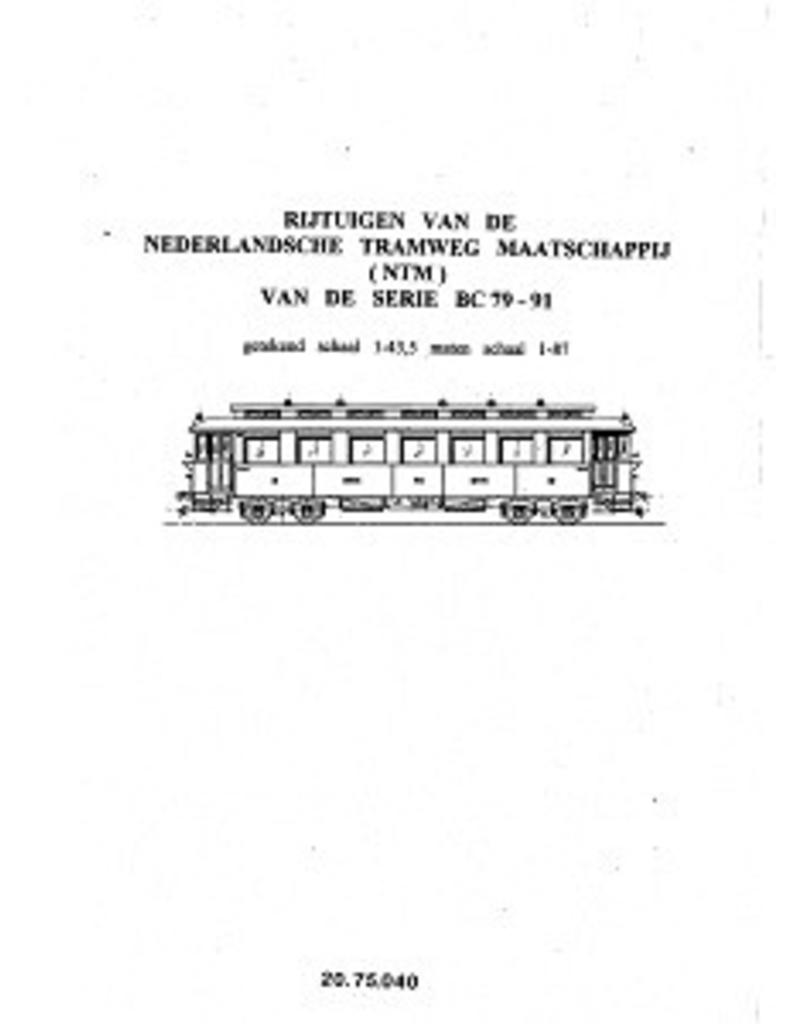 MBT 20.75.040 rijtuigen serie BC 79-91; NTM