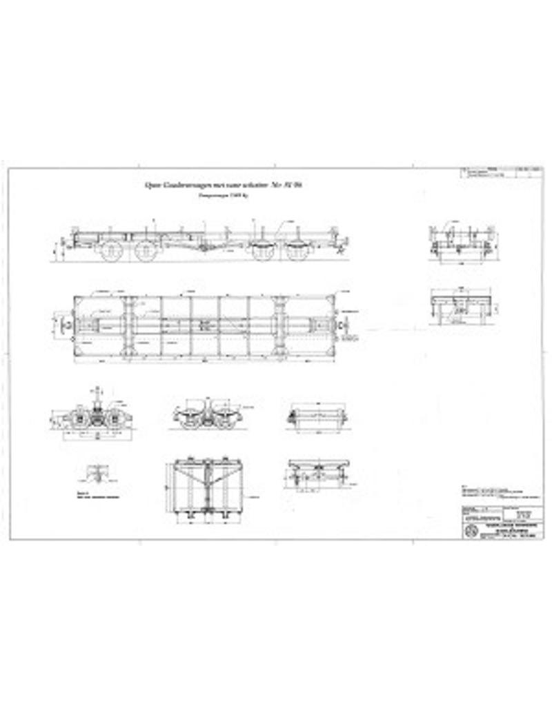 NVM 20.76.001 open goederenwagen SS81-86; Zuiderzeetramweg, voor spoor 0