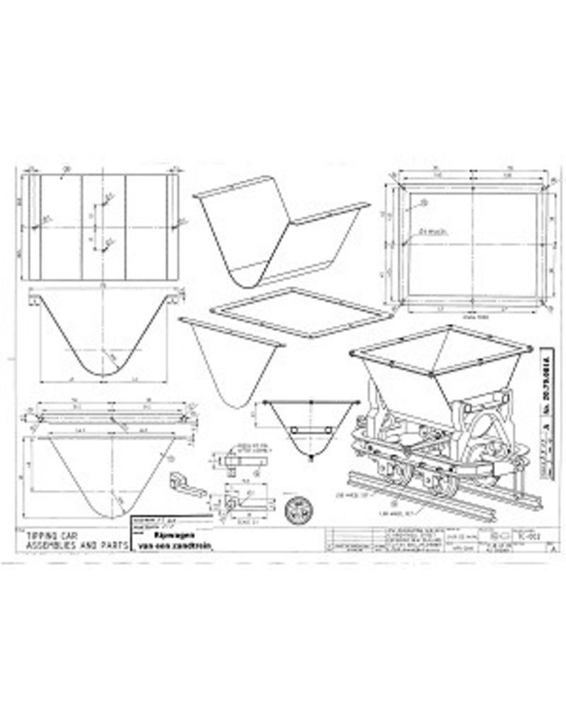 MBT 20.79.001/A Tipper wagon for sand train, for Gauge 1