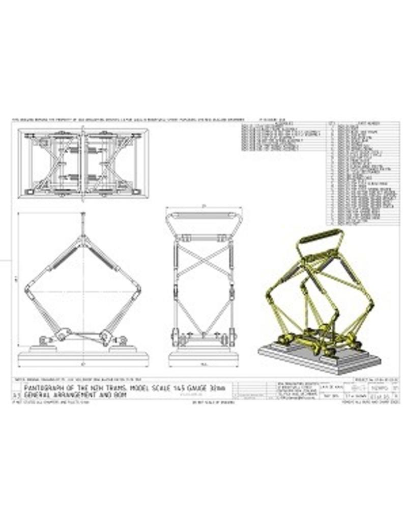NVM 21.01.003 Patograaf voor NZH-tram motorrijtuig
