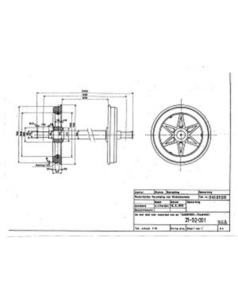 MBT 21.02.001 Räder für Straßenbahnmaterial Zuiderzeetramweg