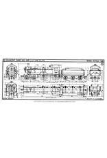 MBT Dampflokomotive NS 2101 - 2135 - Bauzeichnung Maßstab 1 : 40 (29.00.614)