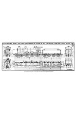 MBT Stoomlocomotief NS 3501 - 3508 - Bouwtekening Schaal 1 : 40 (29.00.615)