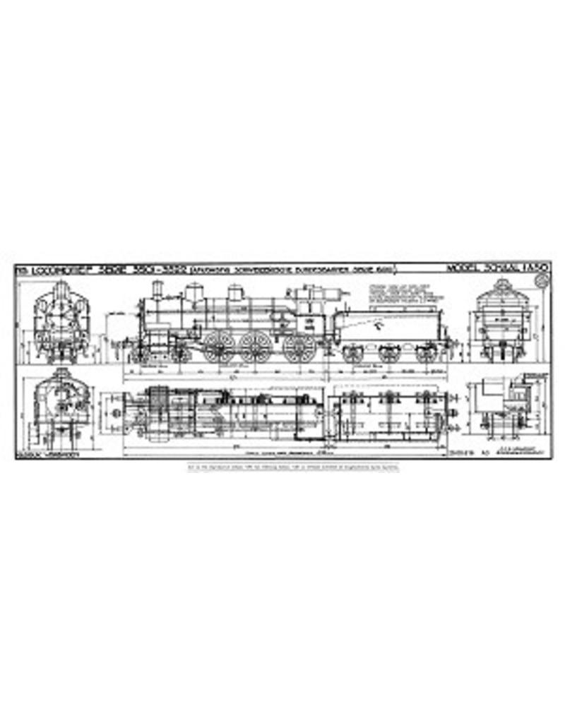 MBT 29.00.616 stoomlocomotief NS 3501 - 3522