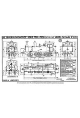 MBT Dampflokomotive NS 7201 - 7209 - Bauzeichnung Maßstab 1 : 40 (29.00.622)
