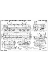 MBT E-lok NS serie 1300 voor spoor 0 - Bouwtekening Schaal 1 : 40 (29.01.004)