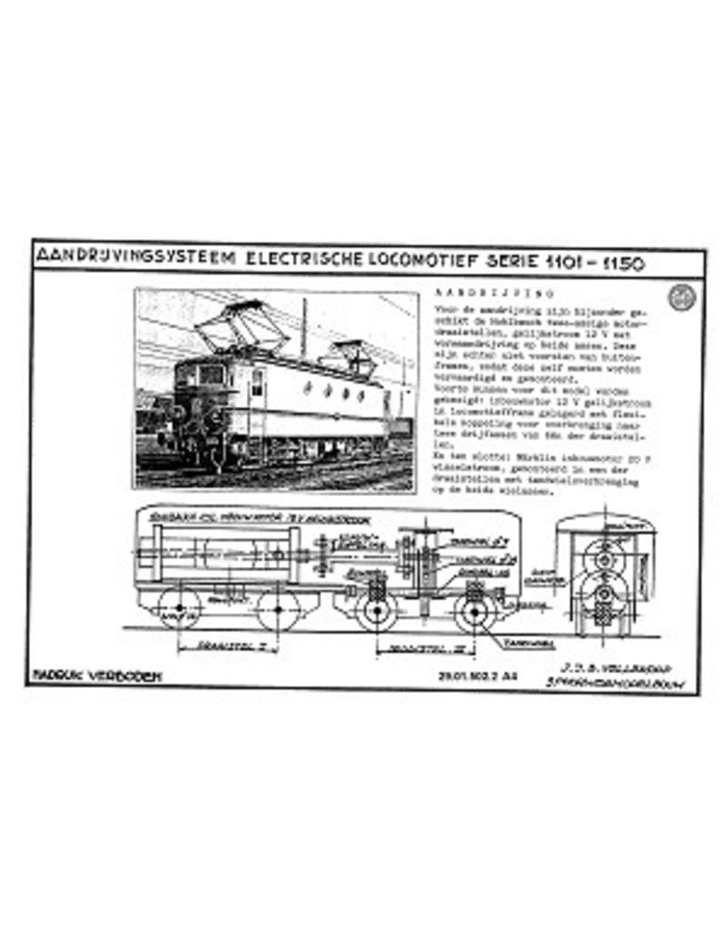 MBT 29.01.502 Electric locomotive NS series 1100