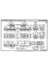 MBT E-Lok NS Baureihe 1200 - Bauzeichnung Maßstab 1 : 40 (29.01.503)