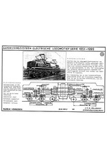 MBT E-lok NS serie 1200 - Bouwtekening Schaal 1 : 40 (29.01.503)