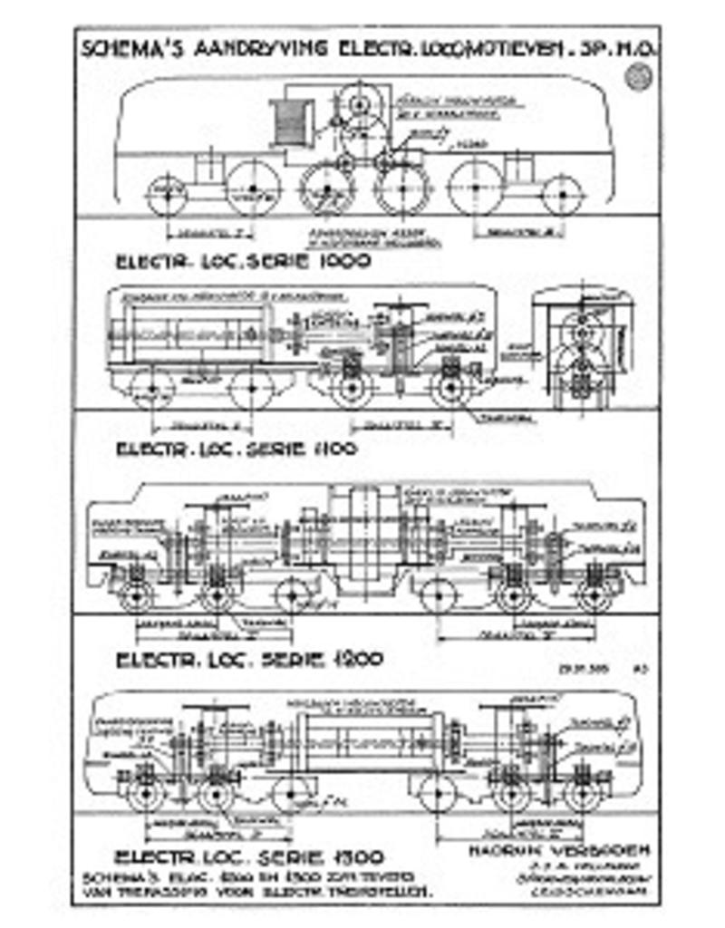 MBT 29.01.505 aandrijschema's E-loks spoor h0