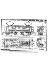 MBT E-Lok SNCF 0325 - Bauzeichnung Maßstab 1 : 40 (29.01.592)