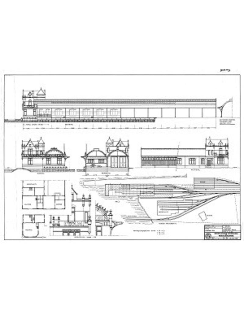 MBT NZHTM station Amsterdam-Noord - Bouwtekening Schaal 1 : 128 (30.00.009)