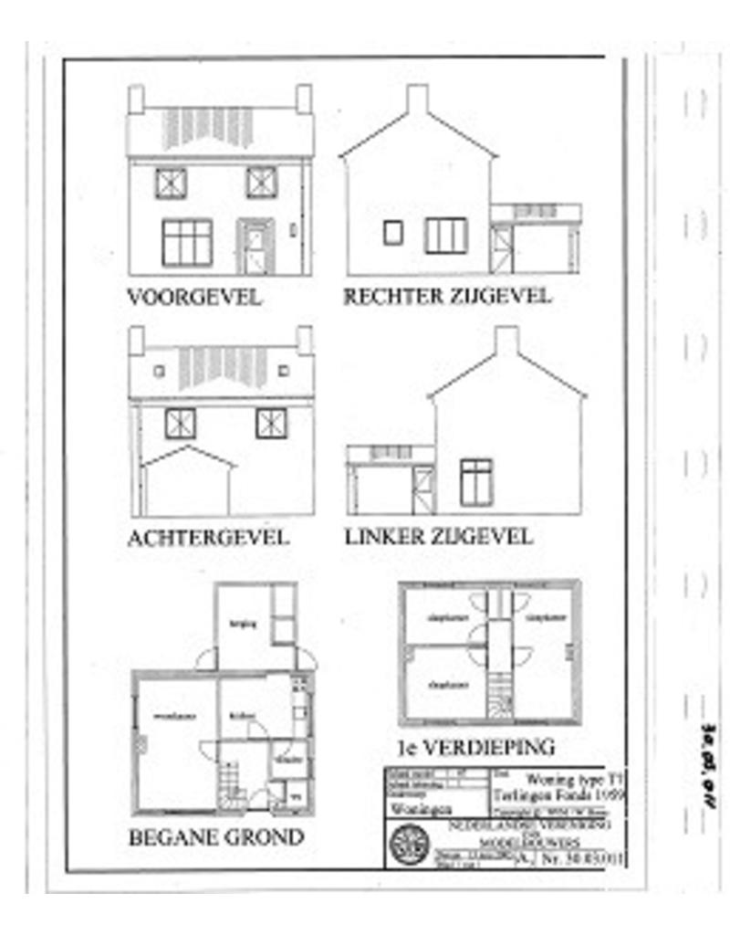 MBT 30.03.011 woningen type T7 Terlingenfonds(1959)