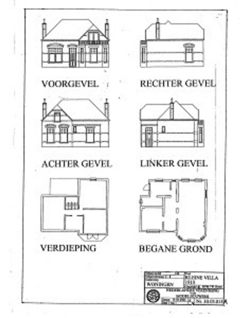 NVM 30.03.015 / A kleine Villa im Jahr 1910