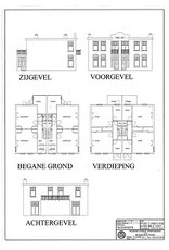 NVM 30.03.019 2 onder 1 kap woning met plat dak; De Bilt (1923)