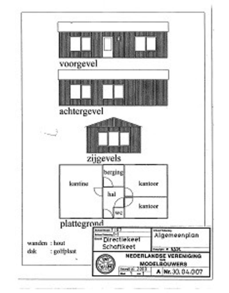 MBT 30.04.007 Bauleiter-/Aufenthaltsbaracke