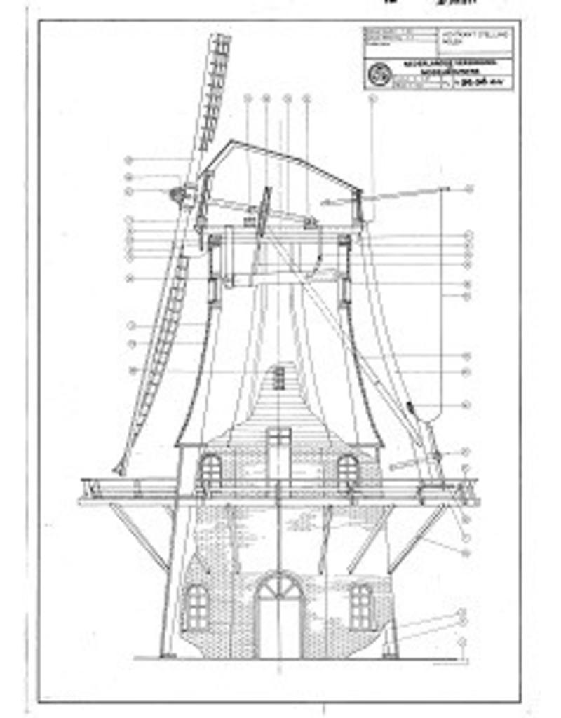 NVM 30.06.011 achteckigen Turm Mühle