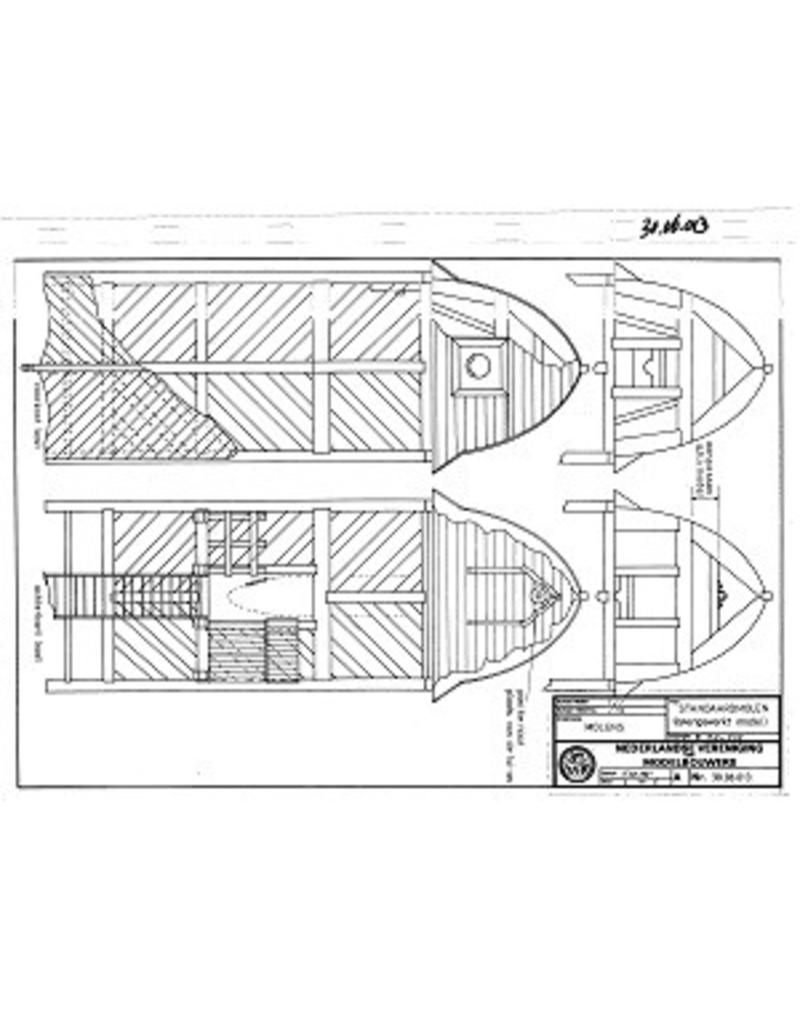 NVM 30.06.013 standaardmolen (opengewerkt model)