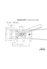 NVM Cape 30.06.025 Ständer für Lauf der Mühle; Schubkarre-Modell; um 1400