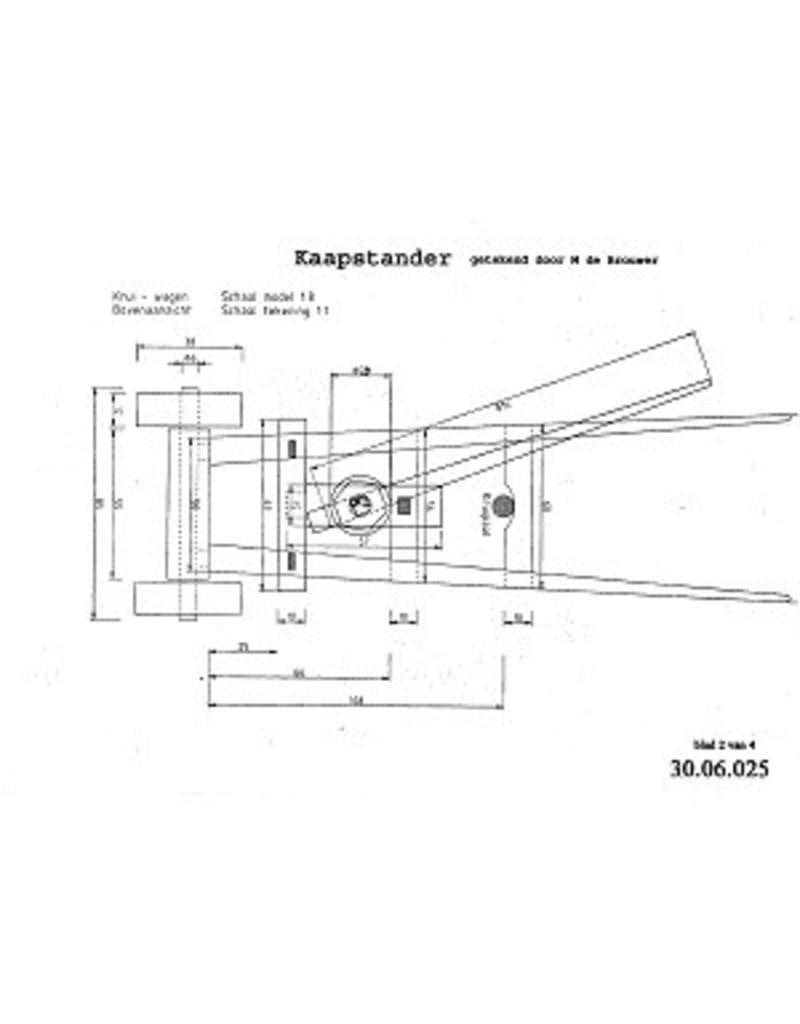 MBT 30.06.025 Capstan for turning the mill; wheelbarrow model; circa 1400