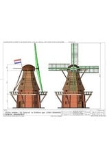MBT 30.06.028/A Stage mill "de Zwaluw" at Zuurdijk (municipality Leens, Groningen)