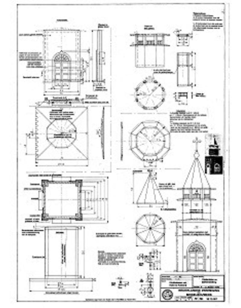 De Modelbouwer 30.10.001 klokketoren van Kizhi (Rusland)