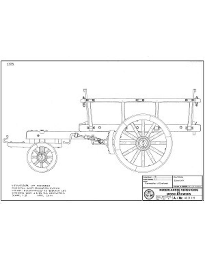 MBT Vierwielskar uit Everbeek - Bouwtekening Schaal 1 : 8 (40.31.119)