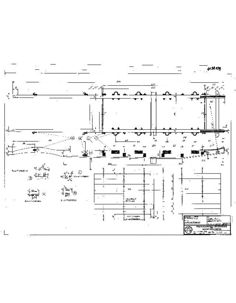 MBT Transportwagen met hangbodem - Bouwtekening Schaal 1 : 10 (40.38.029)