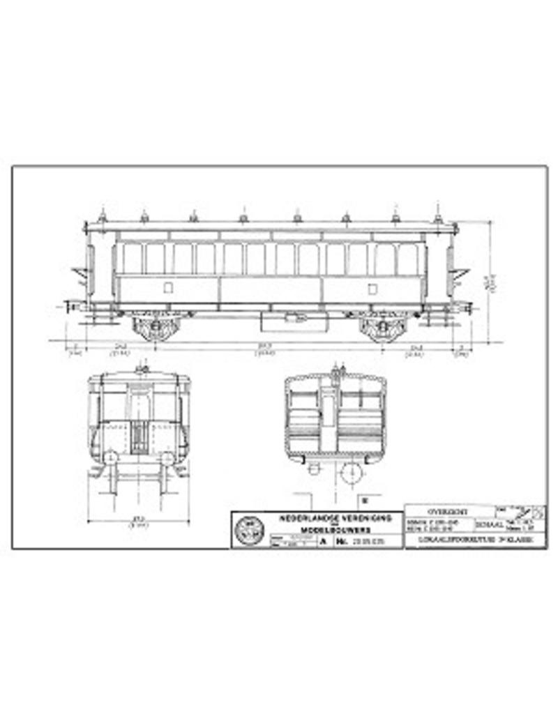 MBT HSM Lokaalspoortrein voor Spoor 0 - Bouwtekening Schaal 1 : XX (20.05.035)