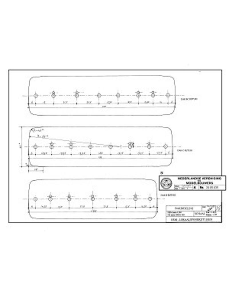 MBT HSM Lokaalspoortrein voor Spoor 0 - Bouwtekening Schaal 1 : XX (20.05.035)