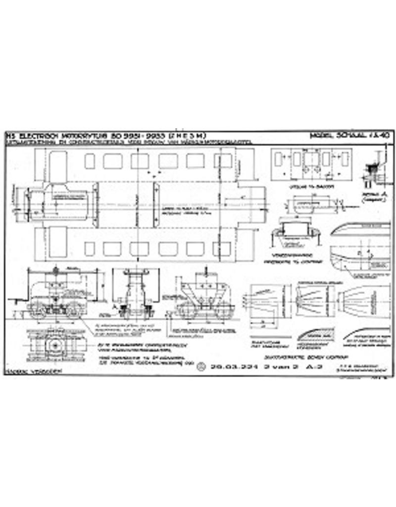 NVM 29.03.221 El. motorrijtuig BD 9951-9953 (voorheen ZHESM 60-62) voor Spoor 0
