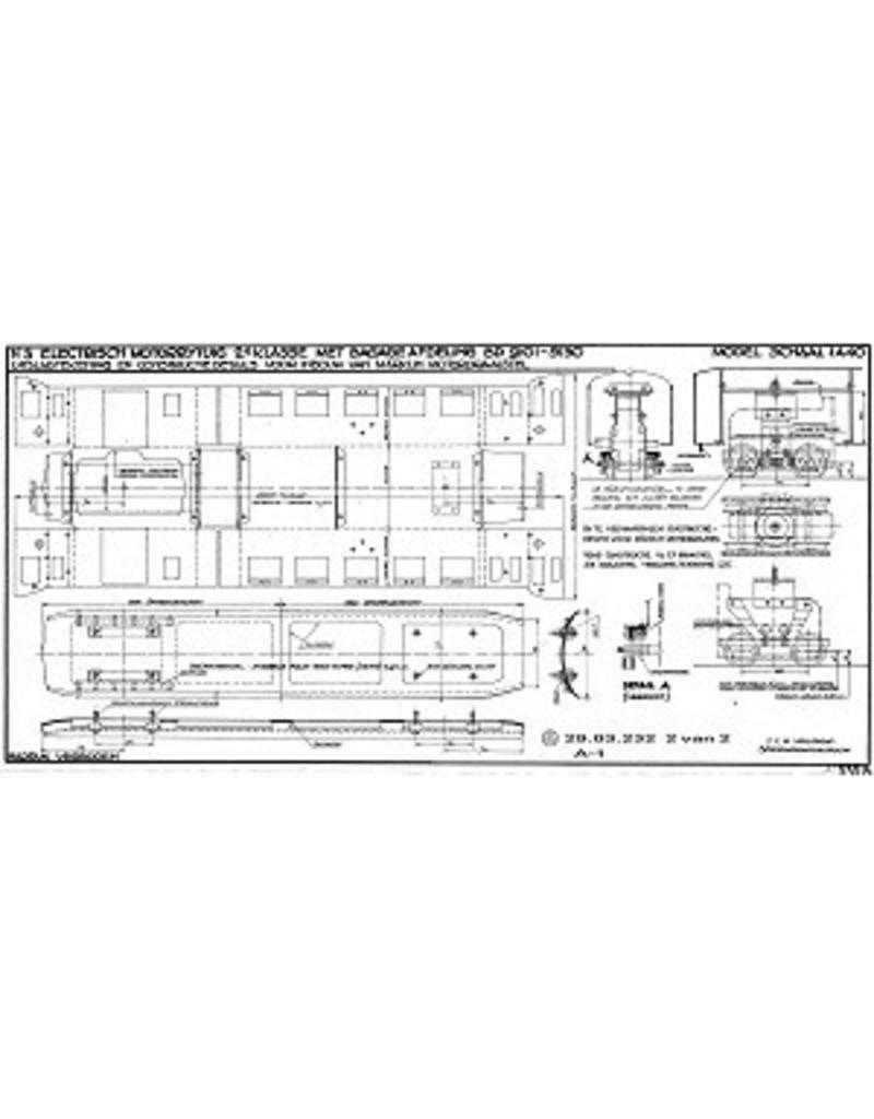 NVM 29.03.232 EL. motorrijtuig 2e klasse met bagage afdeling BD 9101-9130 voor Spoor 0