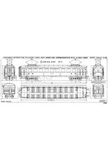 MBT El. Triebwagen 3. Klasse C 9001-9037 für Spur 0 - Bauzeichnung Maßstab 1 : 40 (29.03.233)