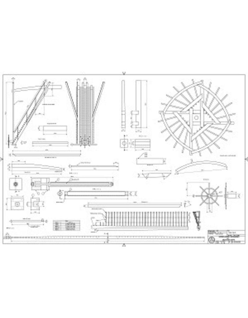MBT Garden Mill - Scoop Wheel Mill - Construction Drawing Scale 1 : 20 (30.06.035)