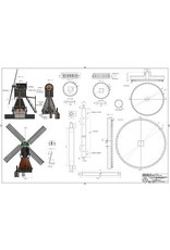 MBT Gartenmühle - Wippmühle - Bauzeichnung Maßstab 1 : 20 (30.06.035)