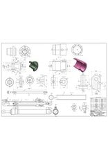 MBT 40.05.001 Hydraulische hefcilinder voor lepelgraafmachine