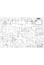 MBT DAF T1500 trekker - Bouwtekening Schaal 1 : 14.5 (40.04.035)