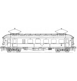 MBT El. motorrijtuig 2e/3e klasse BC 9910, 9911 (voorheen ZHESM 5, 6) voor Spoor 0 - Bouwtekening Schaal 1 : 40 (29.03.222)