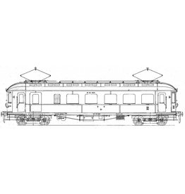 MBT El. Triebwagen 2./3. Klasse BC 9910, 9911 (ehemals ZHESM 5, 6) für Spur 0 - Bauzeichnung Maßstab 1 : 40 (29.03.222)