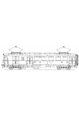 MBT EL. motorrijtuig 2e klasse met bagage afdeling BD 9101-9130 voor Spoor 0 - Bouwtekening Schaal 1 : 40 (29.03.232)