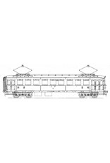 MBT El. Triebwagen 3. Klasse C 9001-9037 für Spur 0 - Bauzeichnung Maßstab 1 : 40 (29.03.233)