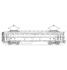 MBT El. Triebwagen 3. Klasse C 9001-9037 für Spur 0 - Bauzeichnung Maßstab 1 : 40 (29.03.233)