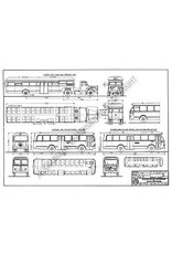 MBT NS opleggersbus (1947)/NZH stadsbus 64-65 - Bouwtekening Schaal 1 : 45 (40.03.004)
