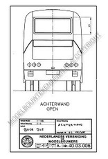 MBT BOVA "Futura" autobus - Bouwtekening Schaal 1 : 10 (40.03.006)