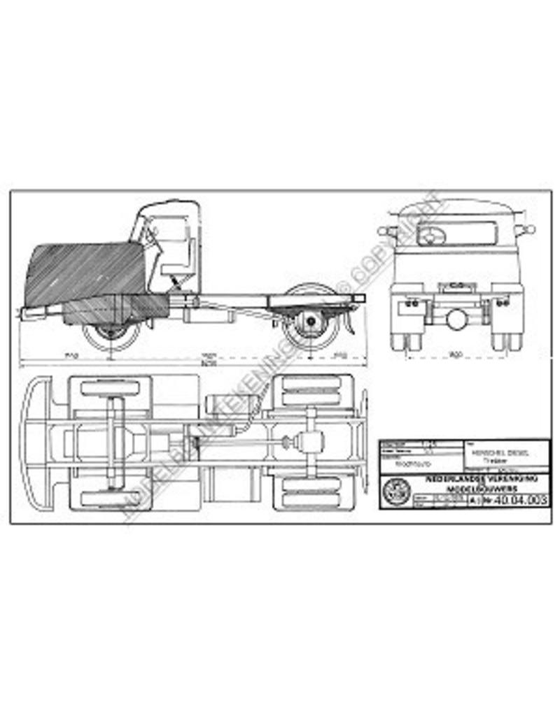 MBT 40.04.003 Henschel tractor HS 130 diesel