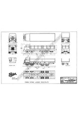 MBT Foden FG eightwheeler - Bouwtekening Schaal 1 : 40 (40.04.006)